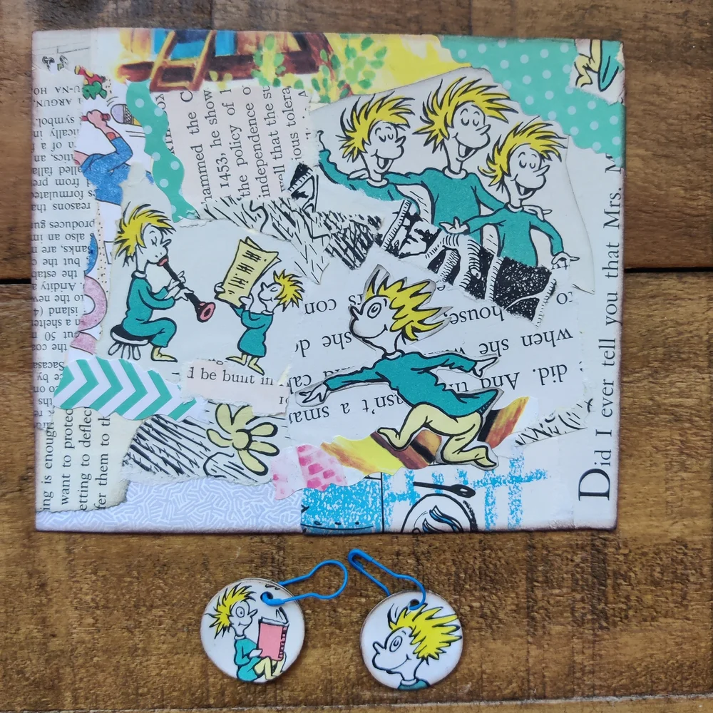 OOAK Whimsical Storybook Junk Journal Ephemera Kit - Adventure Theme